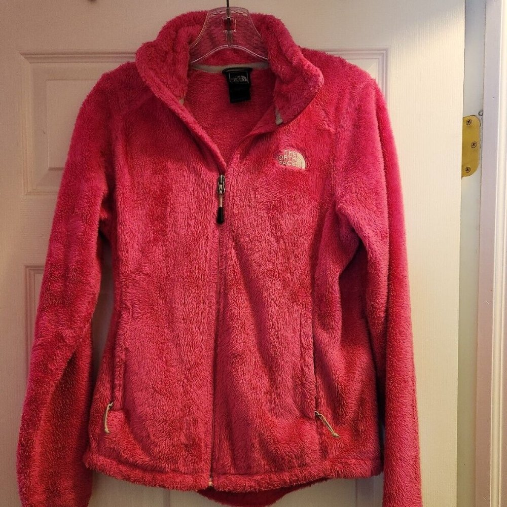 The North Face Jacket Osito Full Zip Soft Fleece Coat Small Pink
